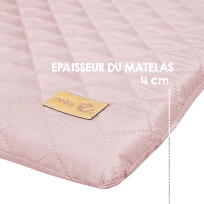 ROBA Changing Mat - Lily Rosa Rabbit Face - 85 x 75 cm