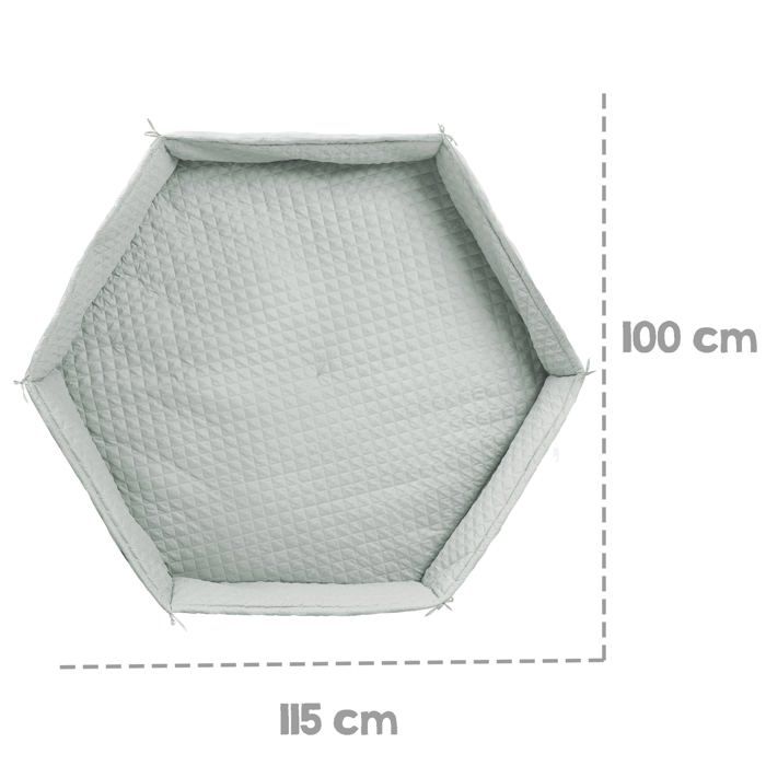 ROBA Baby Playpen Mat - For Hexagonal Playpen - Padded