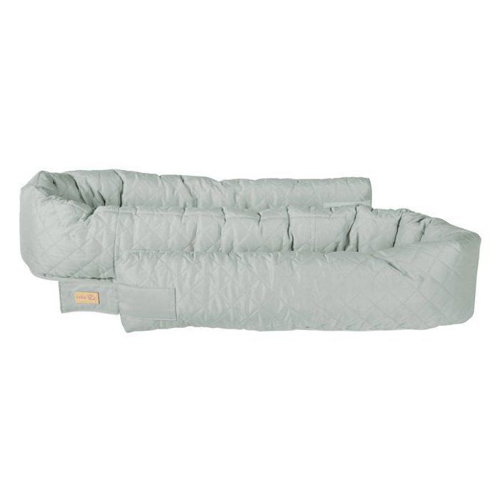 3-in-1 Baby Nest - ROBA - Travel cot, cot bumper or changing mat - Frosted Green