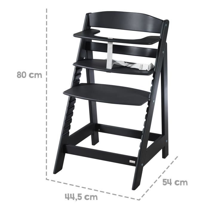 ROBA Convertible High Chair - Black - From 6 Months up to 70 kg