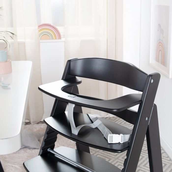 ROBA Convertible High Chair - Black - From 6 Months up to 70 kg