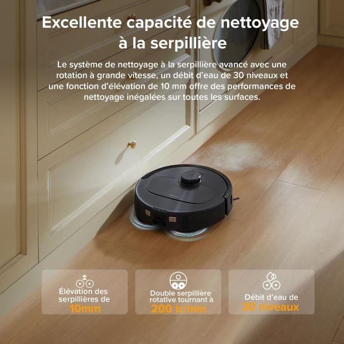 ROBOROCK QR 598 - Robot Vacuum Cleaner and Mop - 8000 Pa - Multifunctional Docking Station