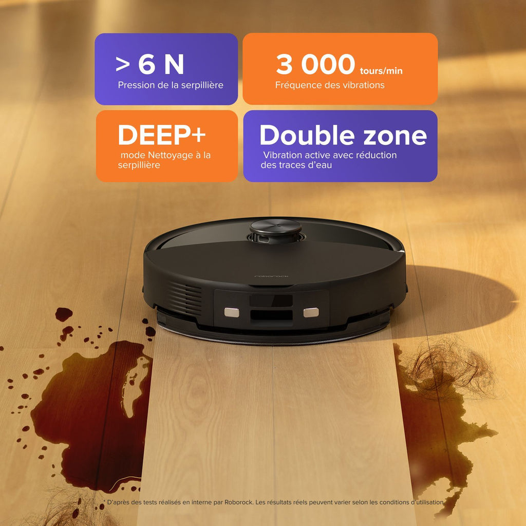 ROBOROCK Q10 VF+ - Robot Vacuum Cleaner and Mop - 10000 Pa - 150 min Battery Life - Automatic Emptying Station