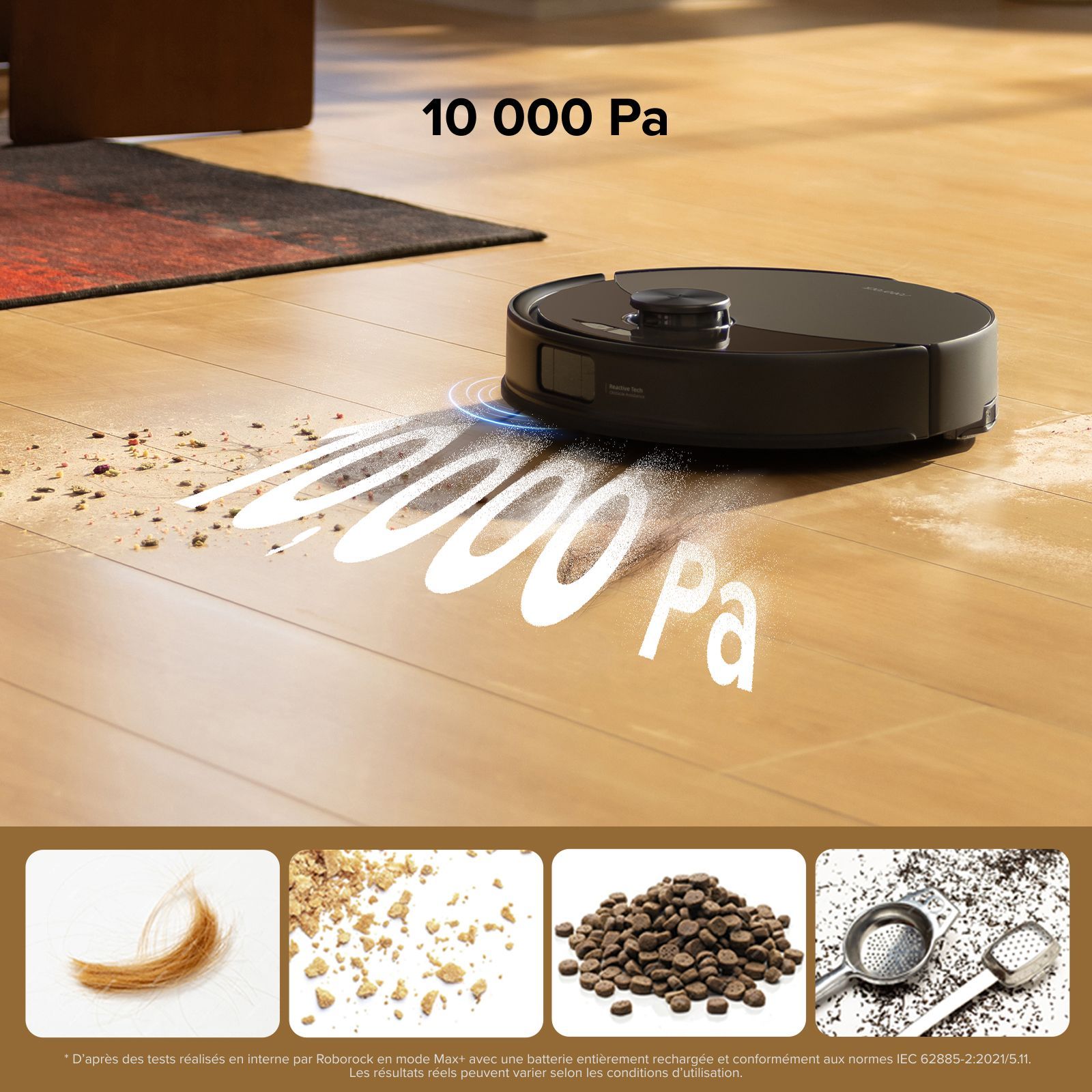 ROBOROCK Q10 VF+ - Robot Vacuum Cleaner and Mop - 10000 Pa - 150 min Battery Life - Automatic Emptying Station