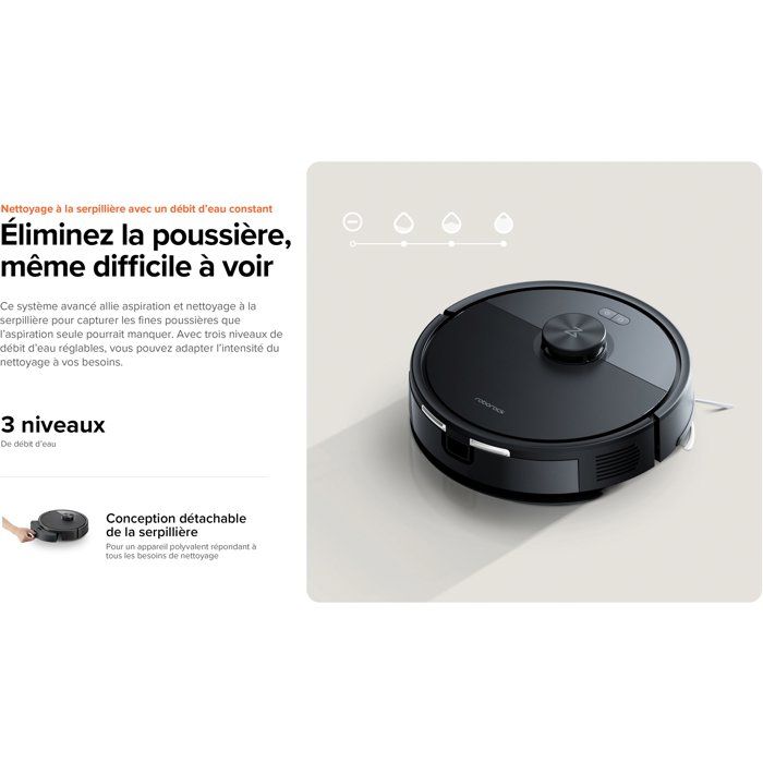 ROBOROCK Robot Vacuum - 37 x 37 x 36 cm - Household Appliances
