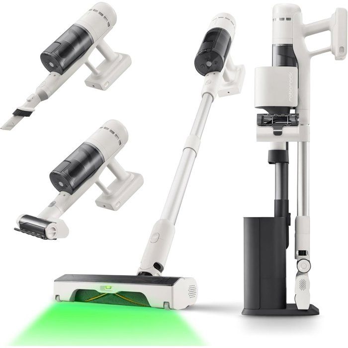 ROBOROCK H60 HUB Cordless Stick Vacuum Cleaner - Automatic Emptying Station - 60 Min - 115 AW