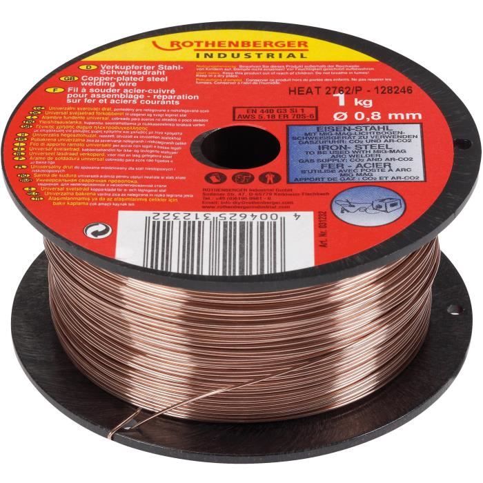 ROTHENBERGER Solder Wire - Steel and Copper - Ø0.8 mm - 1 kg