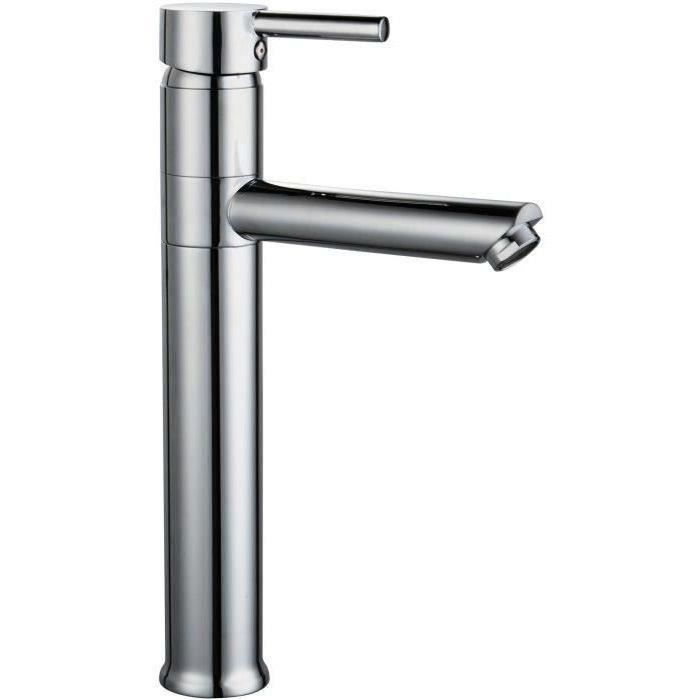 ROUSSEAU DOVER High Basin Mixer Tap - Chrome - Eco-Stop