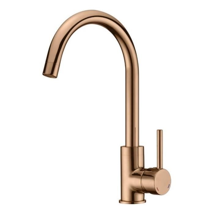 ROUSSEAU Køben Kitchen Mixer Tap - Rose Gold