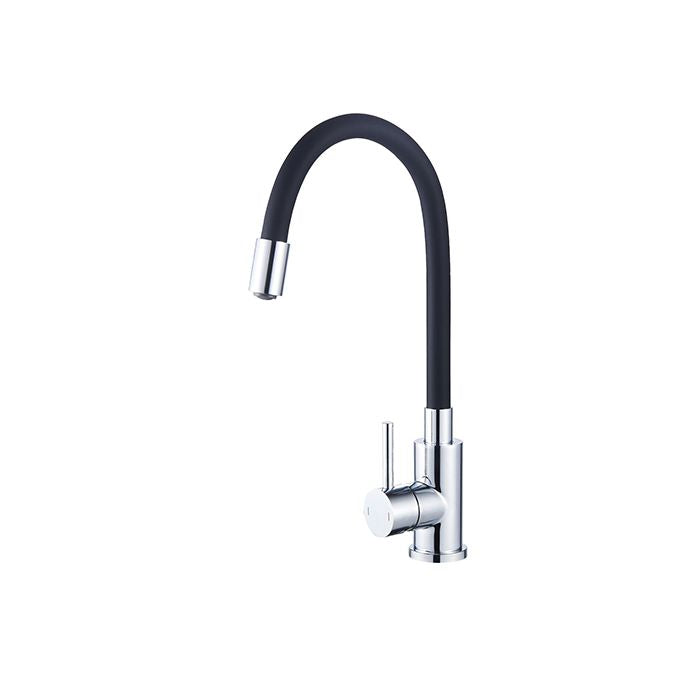 Edouard Rousseau - KOBEN Shape Memory Kitchen Mixer Tap - Black/ Chrome