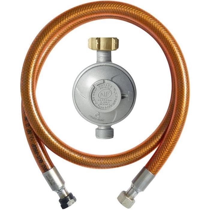 ROUSSEAU Butane Kit with Regulator + 1.5 m NF Hose - 1.3 kg/h, 28 mbar