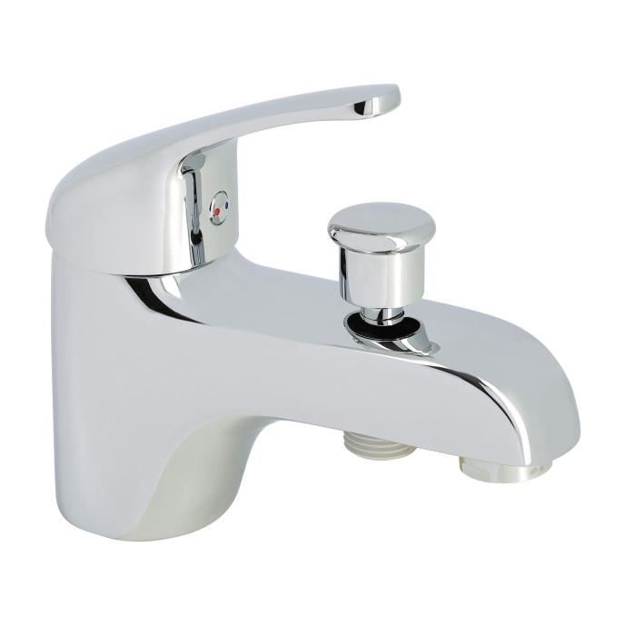 ROUSSEAU Chrome Single-Hole Bath/Shower Mixer Tap - NF Certified