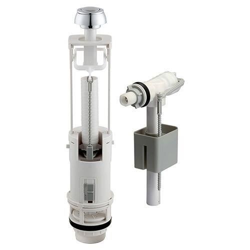 ROUSSEAU Side-entry Toilet Mechanism Kit with Float - Anti-siphon - Height Adjustable (280 to 430 mm)
