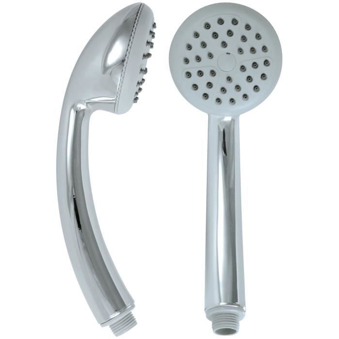 ROUSSEAU Tamari Chrome 1-Jet Hand Shower - ABS - Anti-limescale