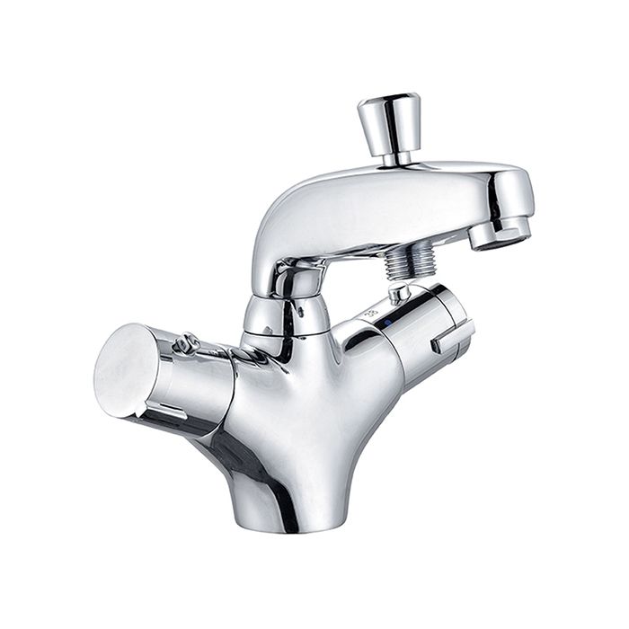 Edouard Rousseau - VOLGA 2 Single-Hole Thermostatic Bath/Shower Mixer - Chrome