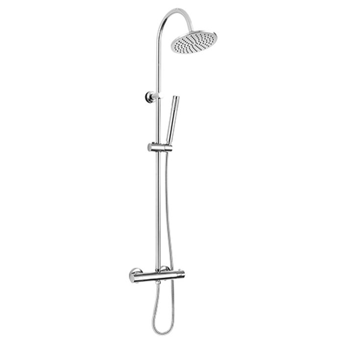 EDOUARD ROUSSEAU LOONA Shower Column with Faucet - Chrome Finish