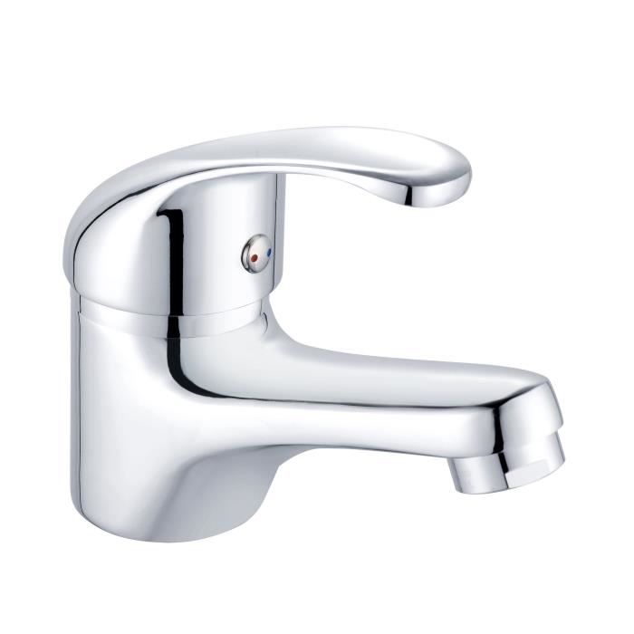 ROUSSEAU Belfort Basin Mixer Tap - Chrome - 40 mm Ceramic Cartridge