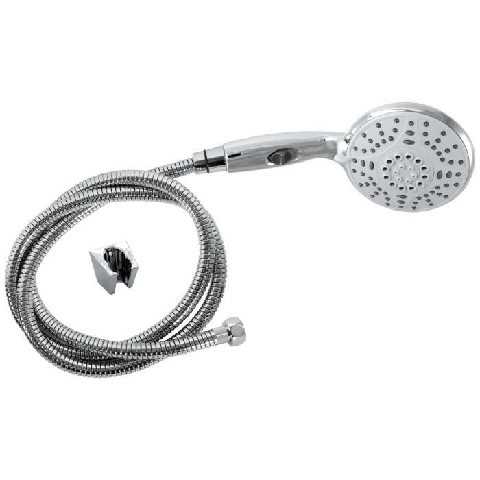 ROUSSEAU Leptis Flexible Shower Head 5 Jets Chrome