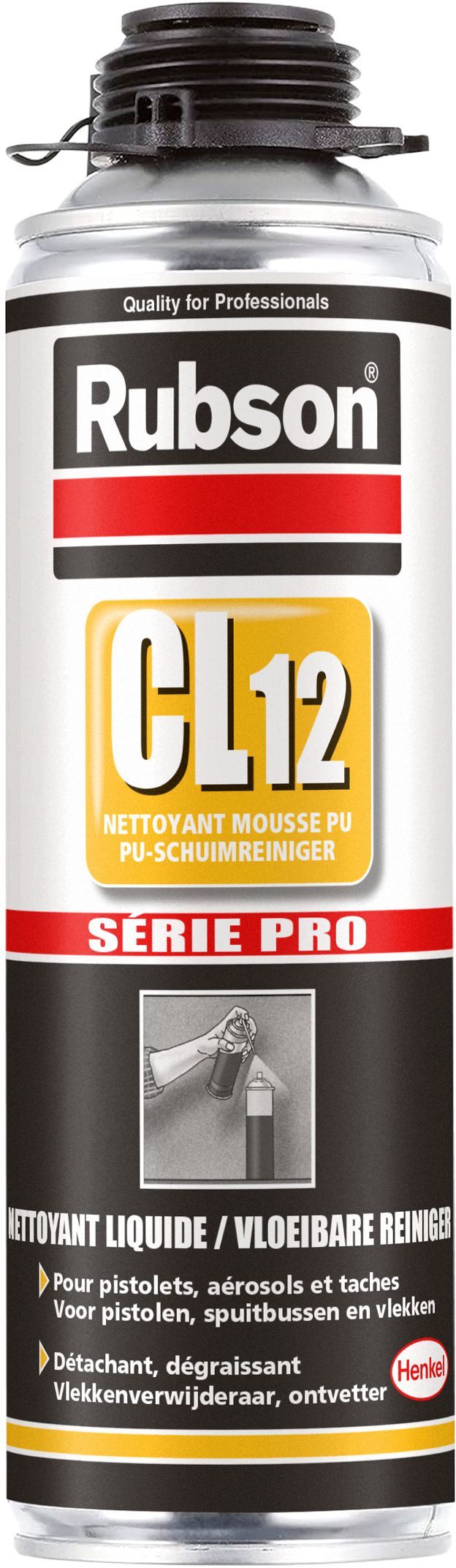 RUBSON Expanding Foam Cleaning Aerosol - CL 12 - 500 ml