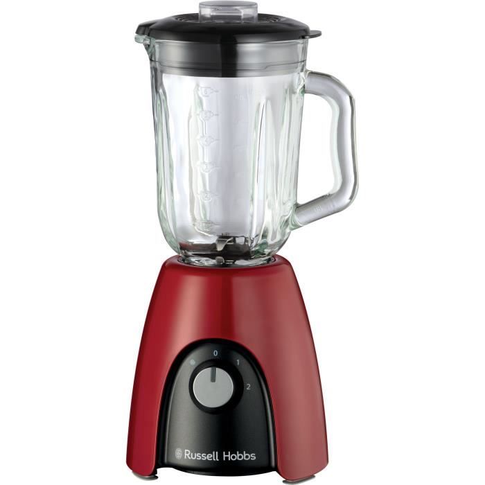 RUSSEL HOBBS Blender - Desire Red - 650 W - 1.5 L Jug - 2 Speeds + Pulse