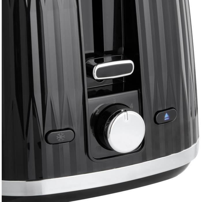 RUSSELL HOBBS Toaster - EDEN - 800 W - 2 Slots - Black