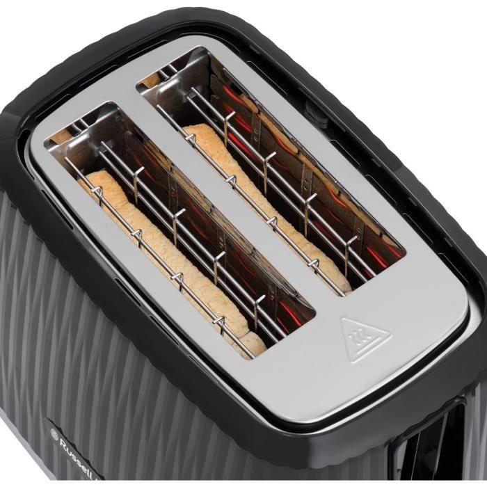 RUSSELL HOBBS Toaster - EDEN - 800 W - 2 Slots - Black