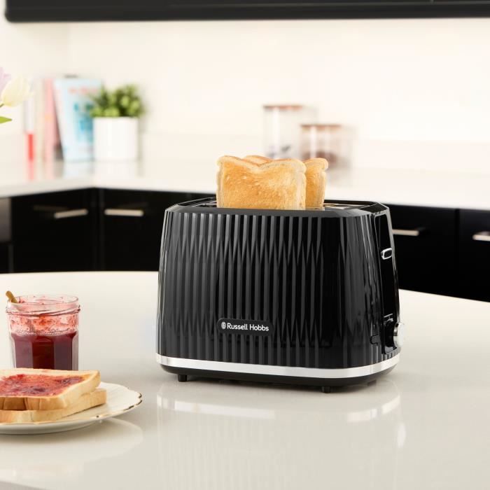 RUSSELL HOBBS Toaster - EDEN - 800 W - 2 Slots - Black