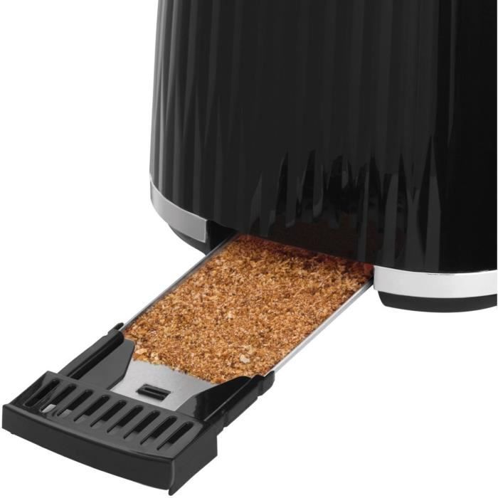RUSSELL HOBBS Toaster - EDEN - 800 W - 2 Slots - Black