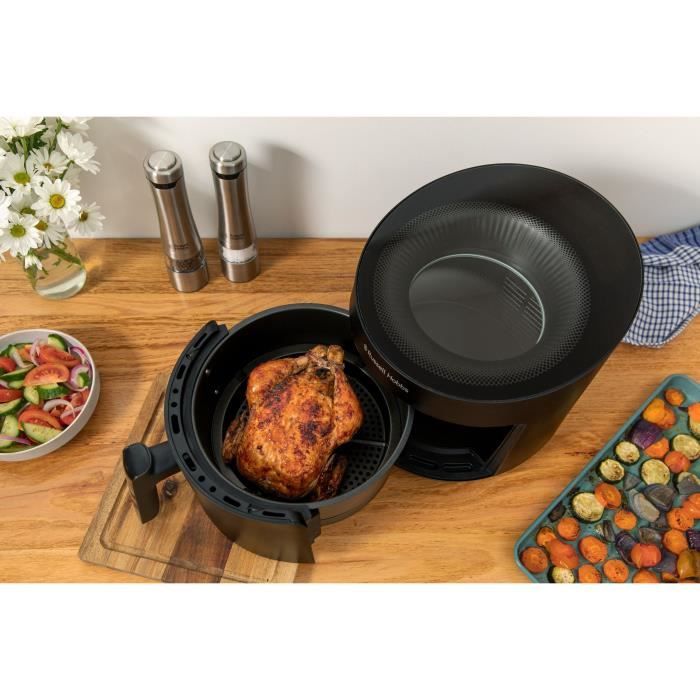 Russell Hobbs SatisFry Air Panoramic 27420-56 Air Fryer - 5 L Capacity - 10 Cooking Programs - 1500W - Black