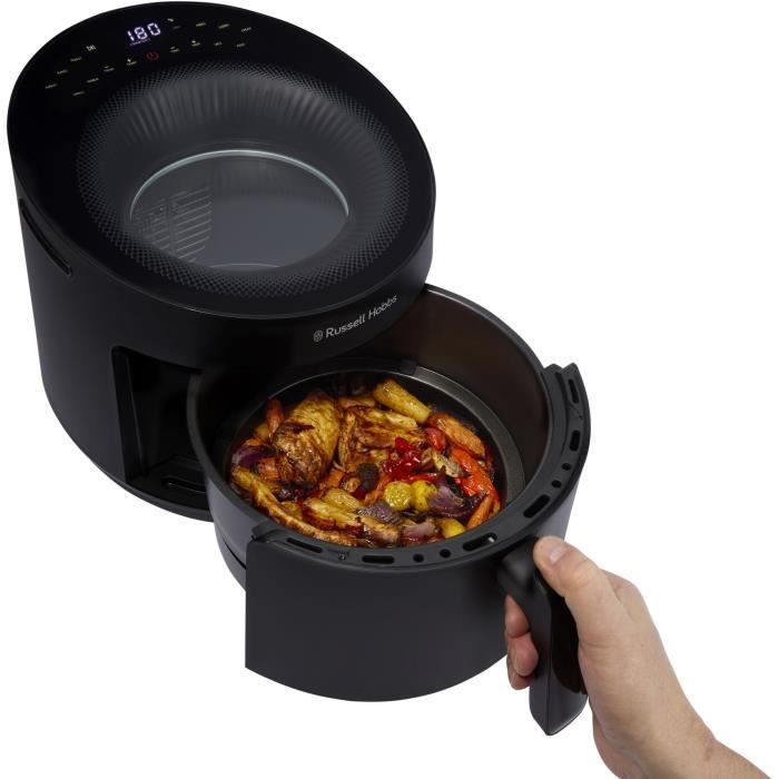 Russell Hobbs SatisFry Air Panoramic 27420-56 Air Fryer - 5 L Capacity - 10 Cooking Programs - 1500W - Black