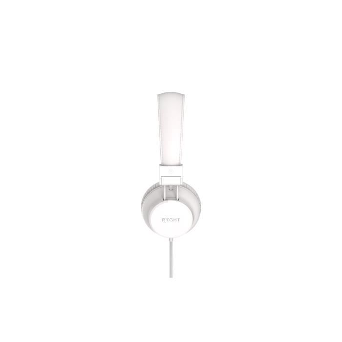 RYGHT NIMA Wired Headphones - Exceptional Sound Quality - Pearly White