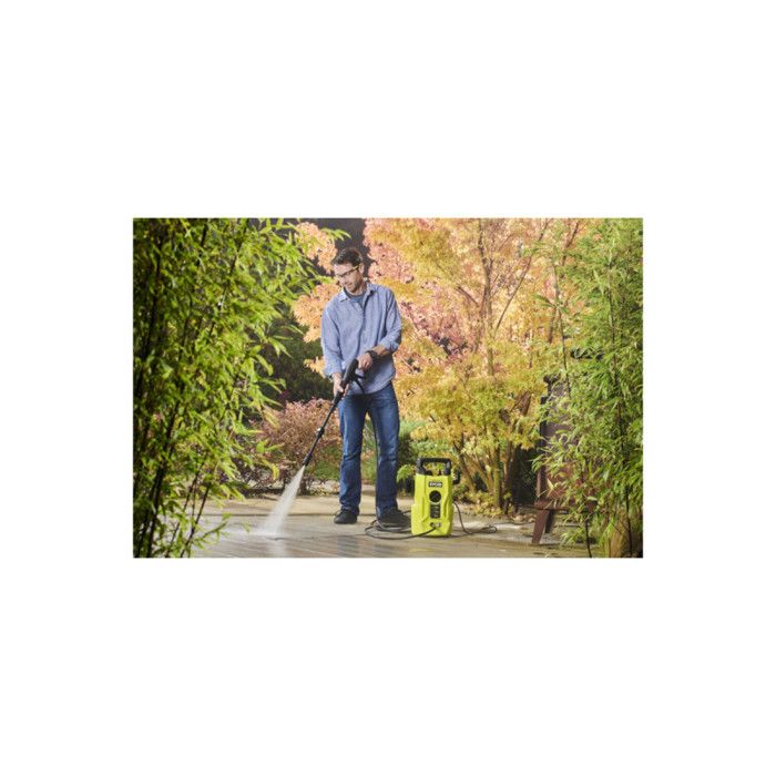 RYOBI Electric High-Pressure Washer - 1400W - 110 Bar - 390 L - 5 m Hose - RY110PWA