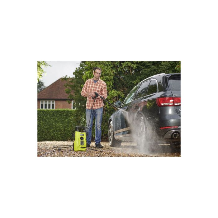 RYOBI Electric High-Pressure Washer - 1400W - 110 Bar - 390 L - 5 m Hose - RY110PWA