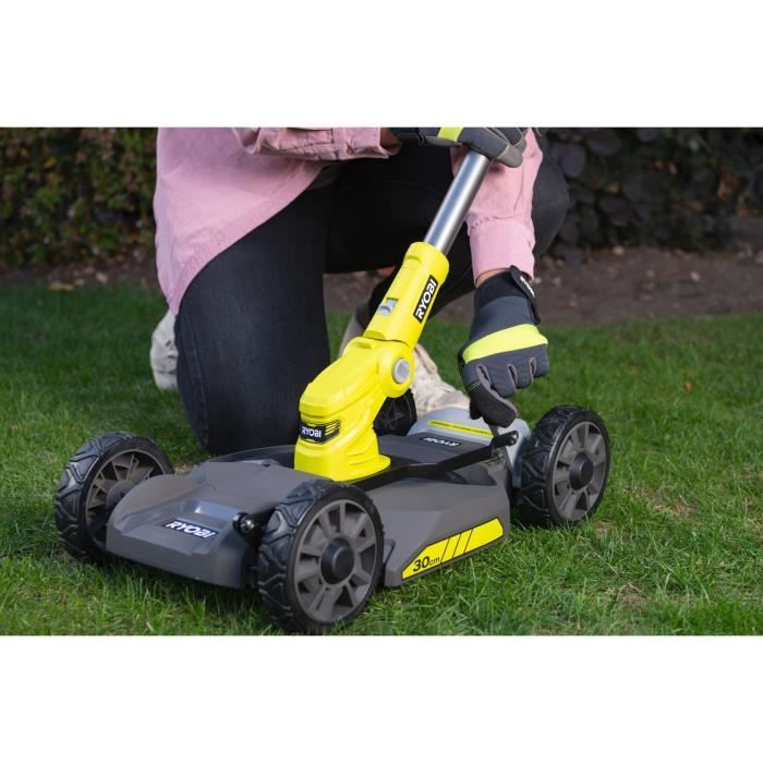 RYOBI - 18V 3-in-1 Lawn Mower - Mower/ Trimmer/ Edger - 30 cm Cutting Diameter - Sold Without Battery - RY18LMC30A-0