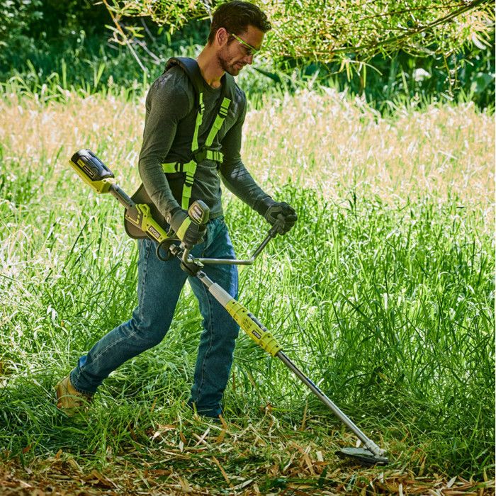 RYOBI - 36V Brushcutter - Ø wire 1 x 1.65 mm - 3-tooth Tri-Arc+™ blade 26 cm - sold without battery or charger - RBC36X26BG2-0