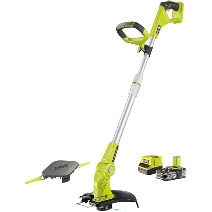 RYOBI 18V ONE+ HYBRID Grass Trimmer - 25-30 cm Cutting Diameter - Includes 2.5 Ah Battery & Charger - RLT1831H25FPK RAC155