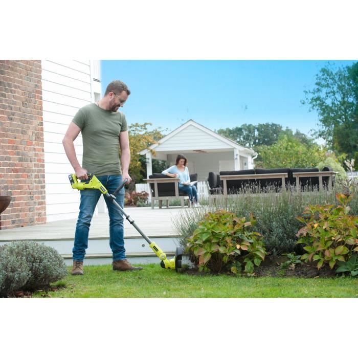RYOBI 18V ONE+ HYBRID Grass Trimmer - 25-30 cm Cutting Diameter - Includes 2.5 Ah Battery & Charger - RLT1831H25FPK RAC155