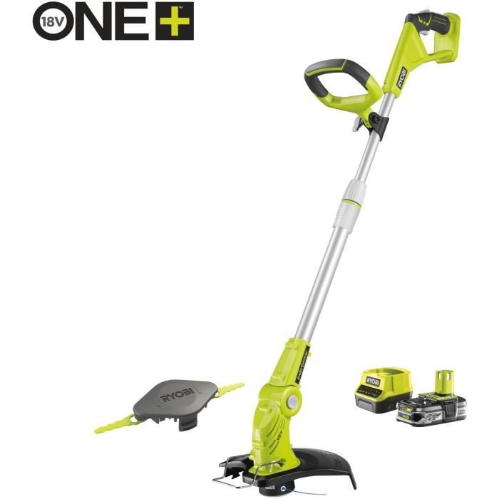 RYOBI 18V ONE+ HYBRID Grass Trimmer - 25-30 cm Cutting Diameter - Includes 2.5 Ah Battery & Charger - RLT1831H25FPK RAC155