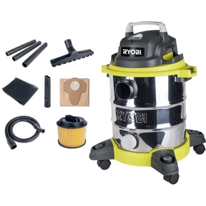 RYOBI Wet and Dry Vacuum Cleaner 1250W 20 L - RVC-1220I-G