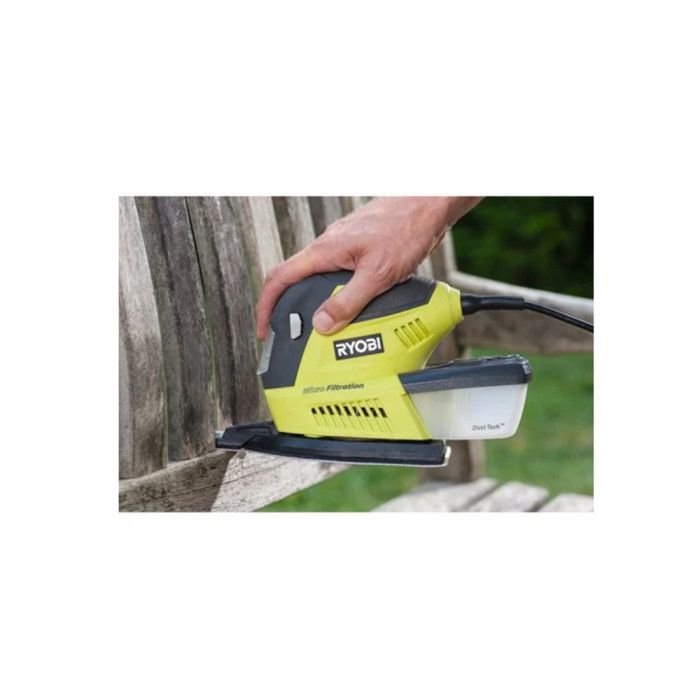 RYOBI Multi-Function Sander - 180W - 6000-12000 Oscillations/Min - RMS180-SA30 - 30 Abrasives