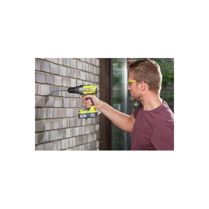 Ryobi ONE+ R18PD3-242S Impact Drill/Driver - 18V 2.0Ah Battery, 18V 4.0Ah Battery, Charger