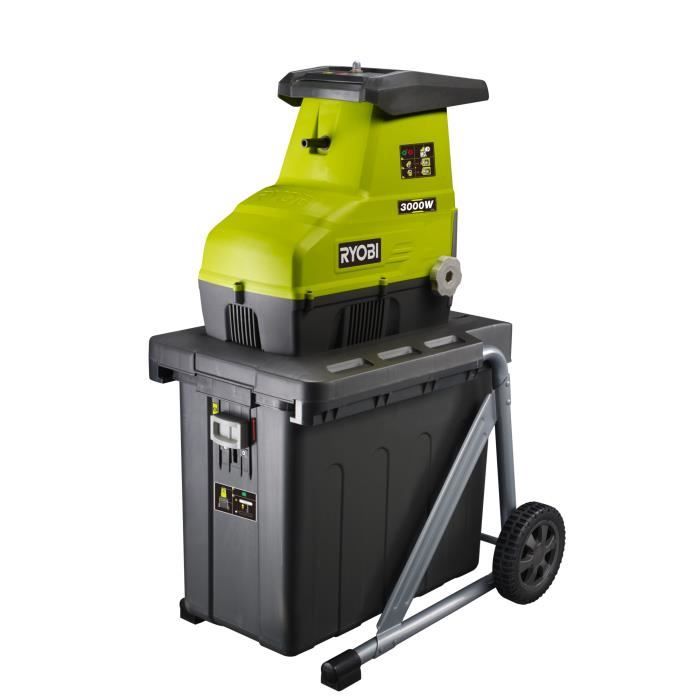 RYOBI Garden Shredder RSH3045U - 3000W, 45 mm capacity, 55 L collection box