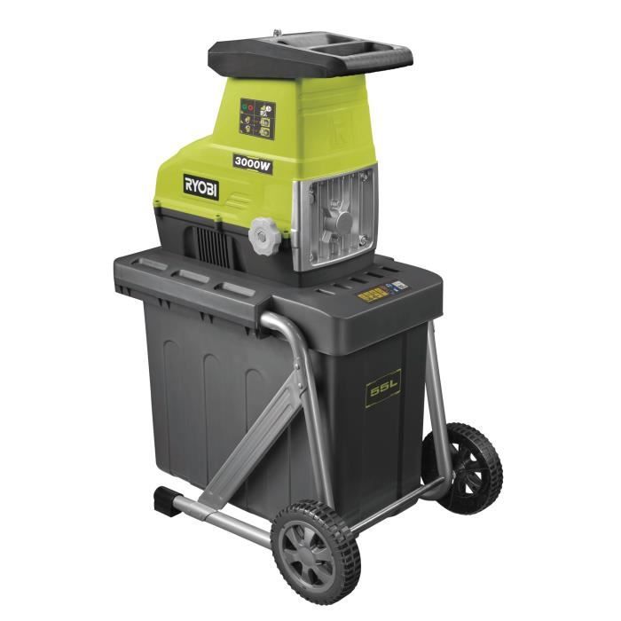 RYOBI Garden Shredder RSH3045U - 3000W, 45 mm capacity, 55 L collection box