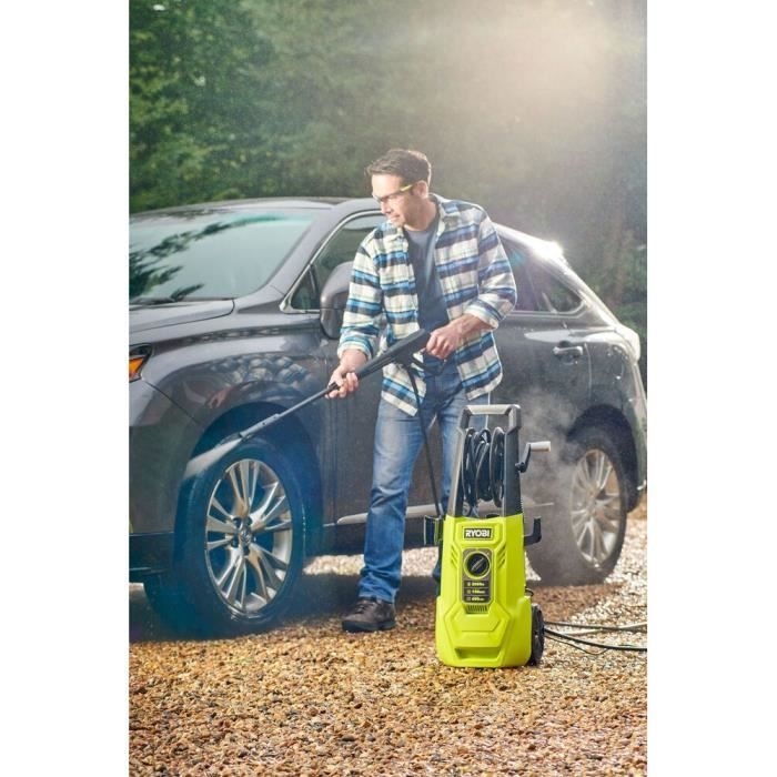 RYOBI Electric High Pressure Washer - 2000W - 150 Bar - 450 L - 8 m Hose - RY150PWA