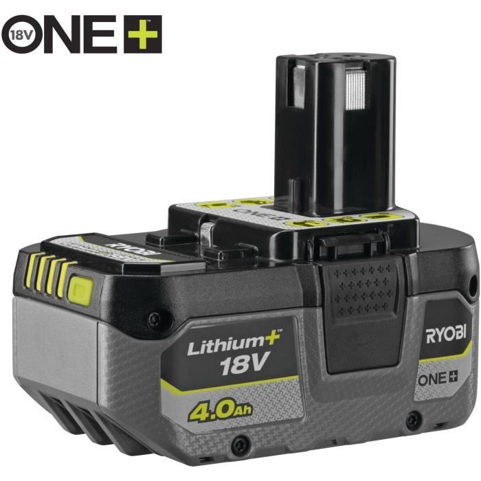 RYOBI - 18V ONE+ 4.0 Ah Lithium+ Battery and Fast Charger - RC18120-140X
