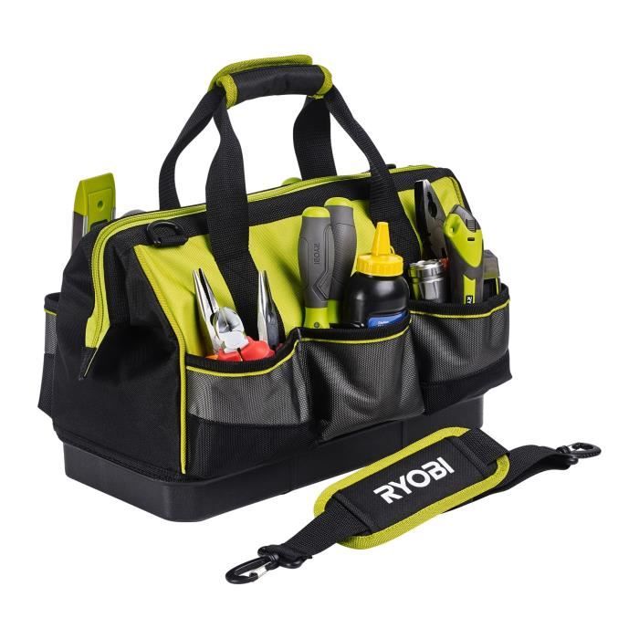RYOBI Tool Bag - Reinforced Bottom - 38 x 29 x 20.5 cm - RSSSTB1