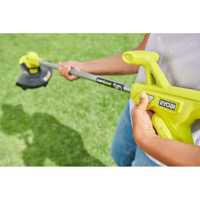 RYOBI RY18LT23A-120 ONE+ 18V Grass Trimmer/Edger - 23 cm Cutting Diameter - Includes Battery & Charger