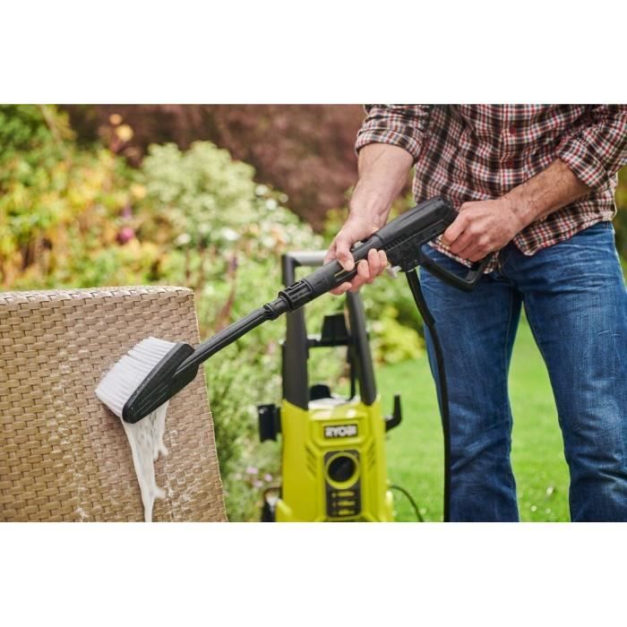 RYOBI 1600W High Pressure Washer - 130 bar, 420 L, 5 m Hose RY130PWA