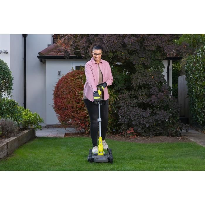 RYOBI - 18V ONE+ 3-in-1 Lawn Mower - Trimmer/ Edger - 30 cm Cut + 2 Ah Battery & Charger - RY18LMC30A-120