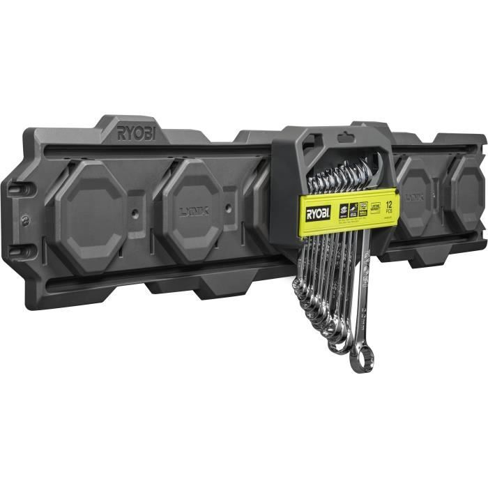RYOBI 12-Piece Wrench Set 8-22 mm - 15° Return Angle - Compatible with Ryobi LINK